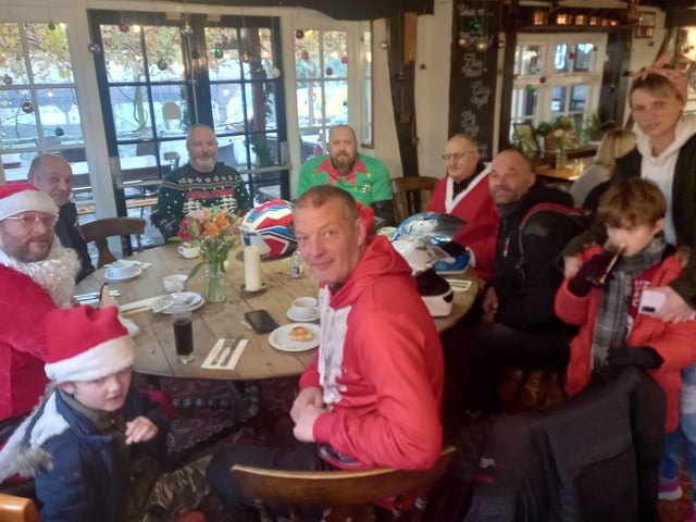 Eastbourne Motorcycle Rideouts' fourth annual Christmas toy run met at the Berwick Inn and raised £600 for charity. SUS-211215-095643001