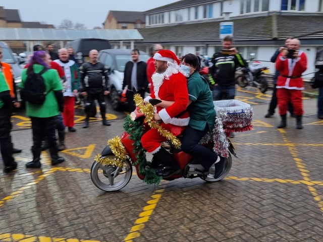 Eastbourne Motorcycle Rideouts' fourth annual Christmas toy run met at the Berwick Inn and raised £600 for charity. SUS-211215-095446001