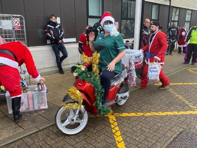 Eastbourne Motorcycle Rideouts' fourth annual Christmas toy run met at the Berwick Inn and raised £600 for charity. SUS-211215-095748001