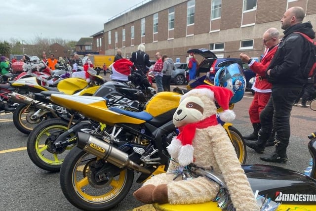 Eastbourne Motorcycle Rideouts' fourth annual Christmas toy run met at the Berwick Inn and raised £600 for charity. SUS-211215-095414001