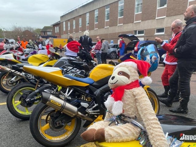 Eastbourne Motorcycle Rideouts' fourth annual Christmas toy run met at the Berwick Inn and raised £600 for charity. SUS-211215-095414001