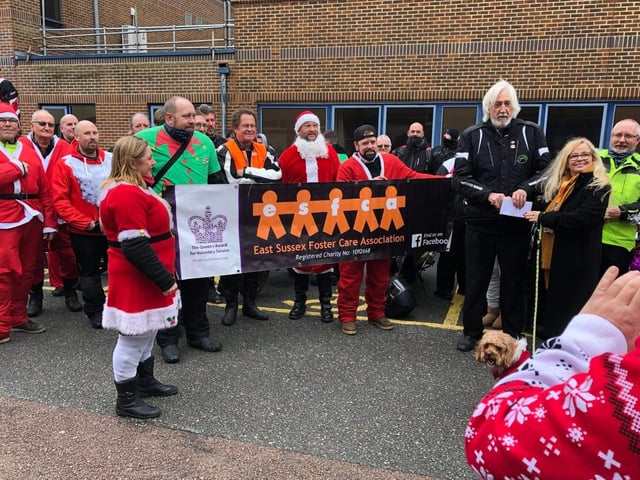 Eastbourne Motorcycle Rideouts' fourth annual Christmas toy run met at the Berwick Inn and raised £600 for charity. SUS-211215-095528001
