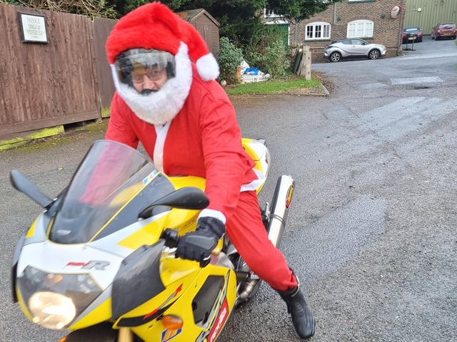 Eastbourne Motorcycle Rideouts' fourth annual Christmas toy run met at the Berwick Inn and raised £600 for charity. SUS-211215-095736001