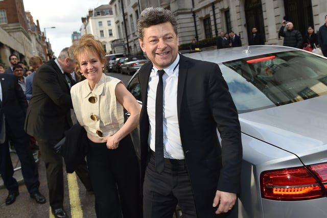LONDON, ENGLAND - MARCH 20:  Andy Serkis and Lorraine Ashbourne attend the Jameson Empire Awards 2016 at The Grosvenor House Hotel on March 20, 2016 in London, England.  (Photo by Gareth Cattermole/Getty Images) 611777219