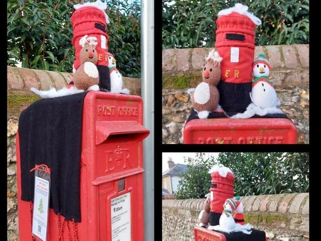 Rudolph the red nose reindeer and a snowman