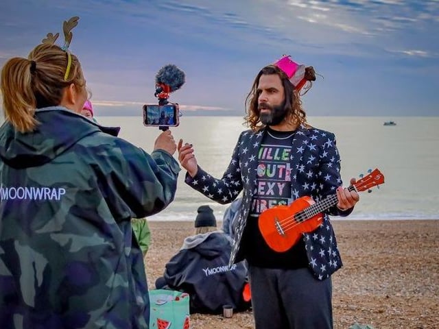 The Pevensey Plungers. Photo by Anna Piskor. SUS-211216-140104001