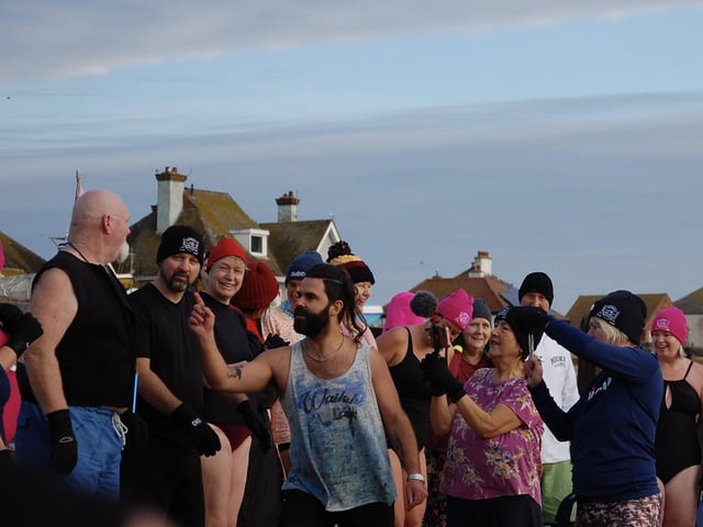 The Pevensey Plungers. Photo by Biba Hope. SUS-211216-142402001