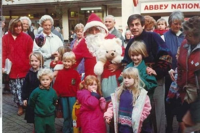 Santa at Debenhams, 1980s