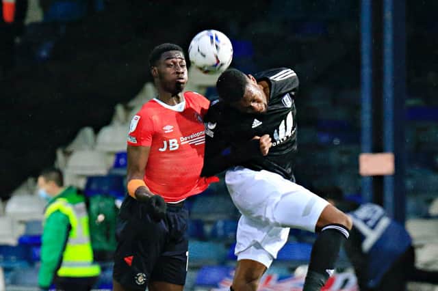 Town striker Elijah Adebayo is the latest Luton player to reach double figures in the second tier