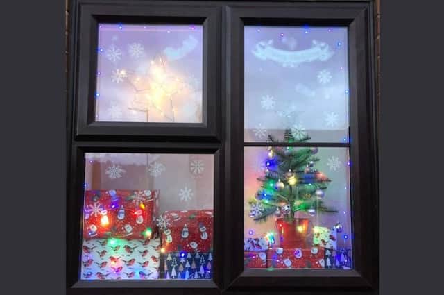 This festive themed window was revealed on day 10