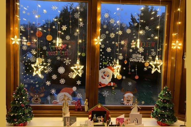 Have you seen the festive windows around the town?