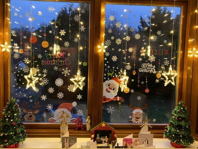 Have you seen the festive windows around the town?
