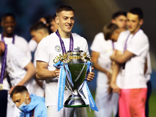 An 18 year-old striker at Manchester City who needs games after an injury. Championship clubs queueing up to sign him and Posh probably not his first-choice destination. Good signing? Oh yes. Any chance? Oh no. (Photo by Naomi Baker/Getty Images).