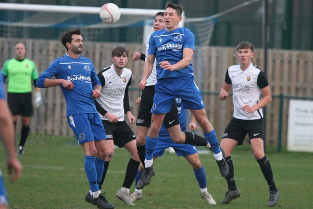 Action from Pagham's 3-2 win at Broadbridge Heath / Picture: Derek Martin Photography and Art