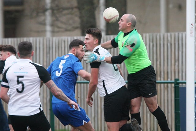 Action from Pagham's 3-2 win at Broadbridge Heath / Picture: Derek Martin Photography and Art