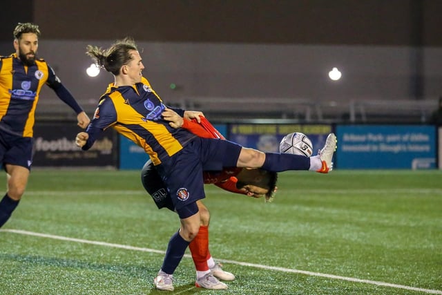 Action from Eastbourne Borough's FA Trophy loss at Slough / Pictures: Lydia and Nick Redman