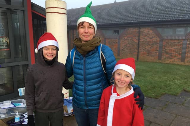 Family fun at the parkrun in Daventry.