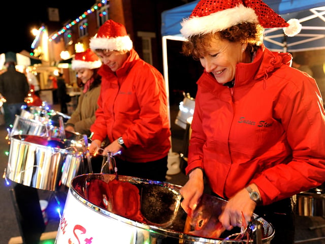 Petworth Christmas lights switch on in 2015. Picture: Steve Robards