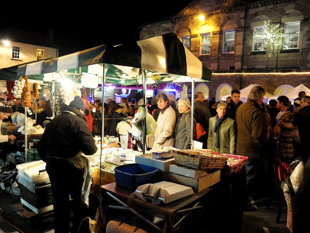 Petworth Christmas lights switch on in 2015. Picture: Steve Robards