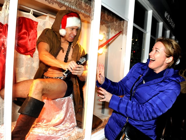 Petworth Christmas lights switch on in 2015. Picture: Steve Robards