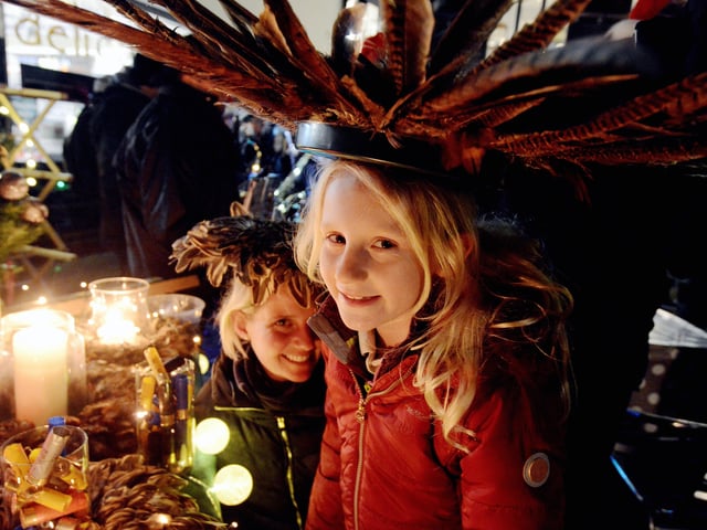 Petworth Christmas lights switch on in 2019. Picture: Kate Shemilt