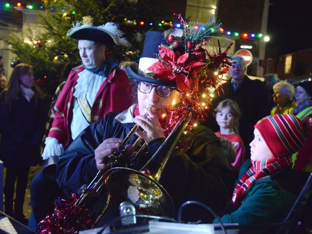 Petworth Christmas lights switch on in 2019. Picture: Kate Shemilt