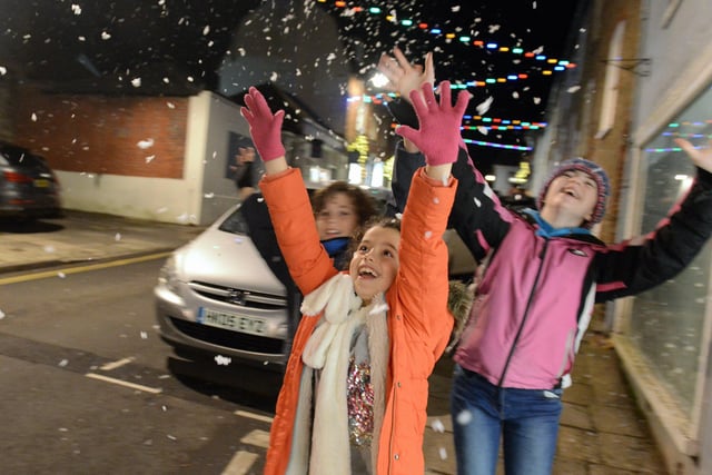 Petworth Christmas lights switch on in 2019. Picture: Kate Shemilt