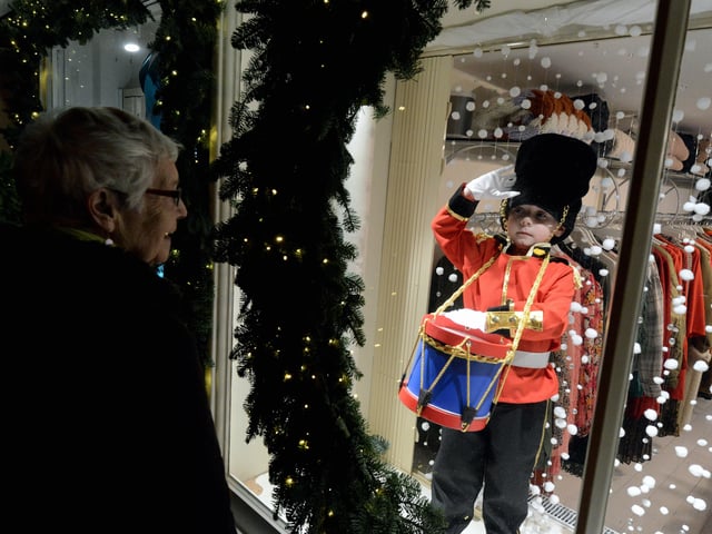 Petworth Christmas lights switch on in 2019. Picture: Kate Shemilt