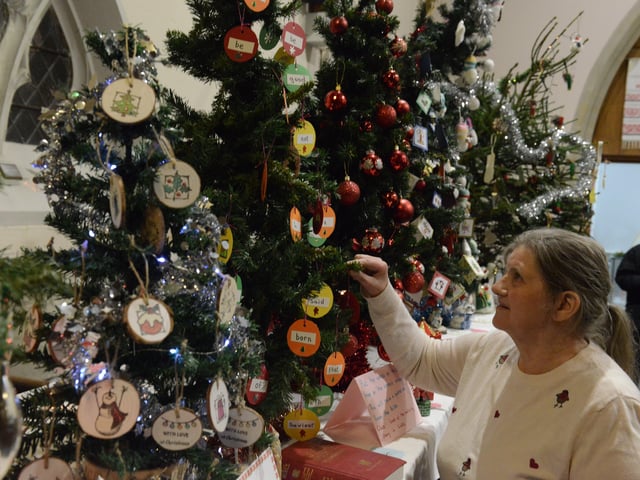 Petworth Christmas lights switch on in 2019. Picture: Kate Shemilt