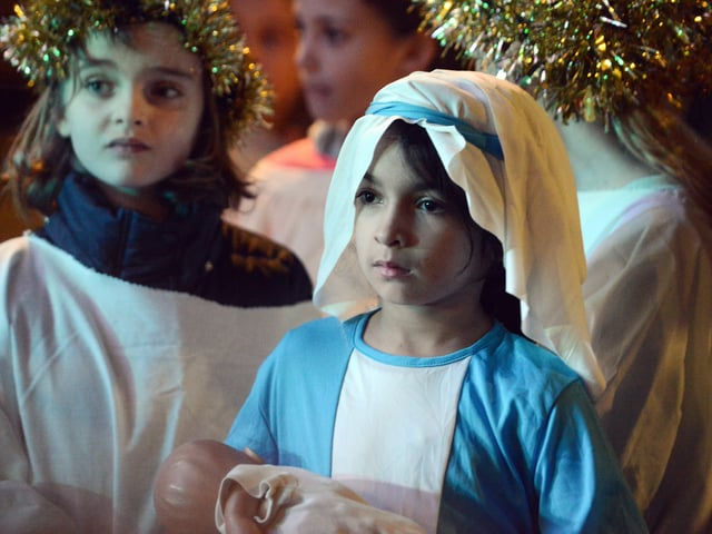Petworth Christmas lights switch on in 2019. Picture: Kate Shemilt