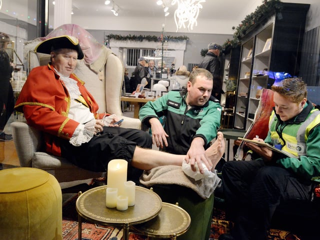 Petworth Christmas lights switch on in 2019. Picture: Kate Shemilt
