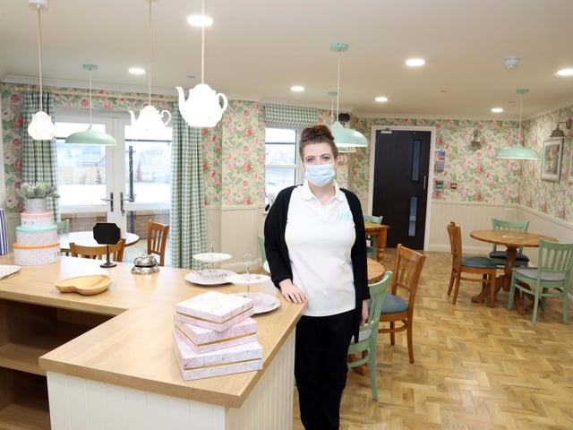 Deputy manager Jo Pack in the Tea Room