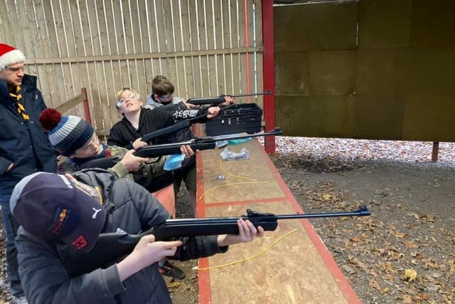 They loved air rifle shooting