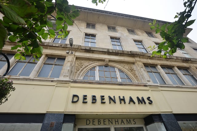 The old Debenhams site in Hastings - Robertson Street SUS-210907-120514001