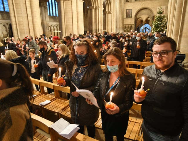Peterborough Cathedral Christingle Service. Pictures: David Lowndes