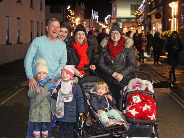 The Midhurst Christmas street party in 2019. Picture: Derek Martin