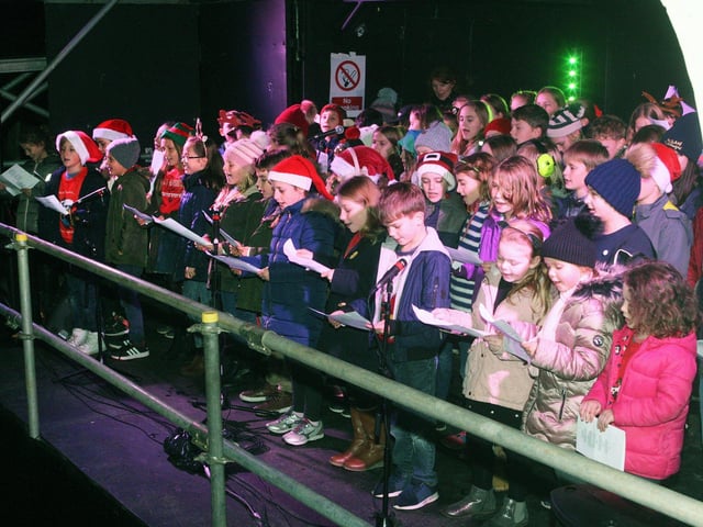 The Midhurst Christmas street party in 2019. Picture: Derek Martin
