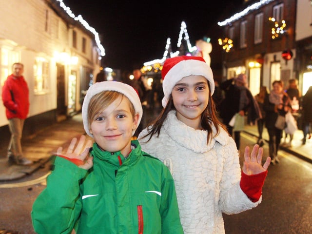 The Midhurst Christmas street party in 2019. Picture: Derek Martin