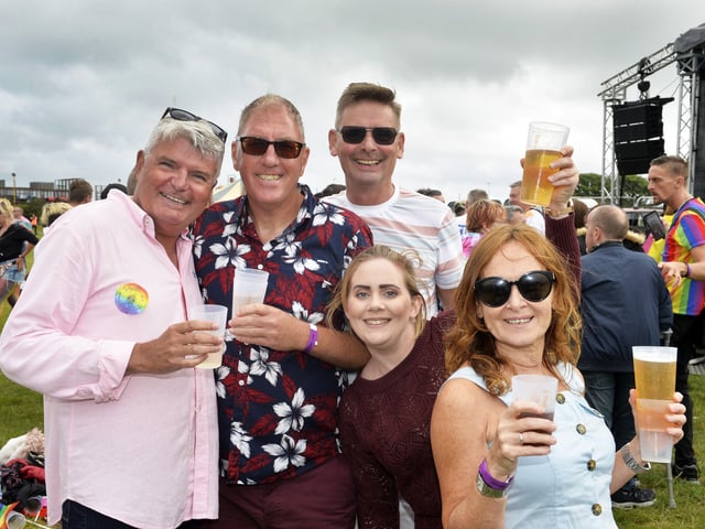 Eastbourne Pride 2021 (Photo by Jon Rigby) SUS-210908-072459001