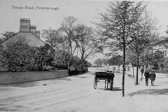 An image of Thorpe Road dating back to 1912.