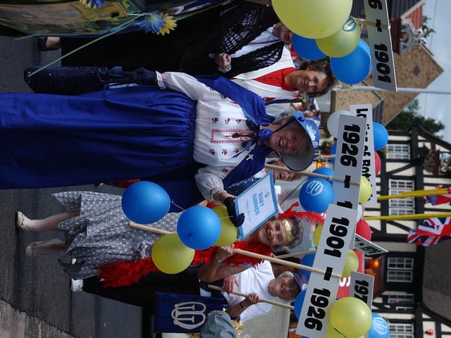Longthorpe golden jubilee carnival pictured on Thorpe Road. Pictured are members of Longthorpe Mother's Union.