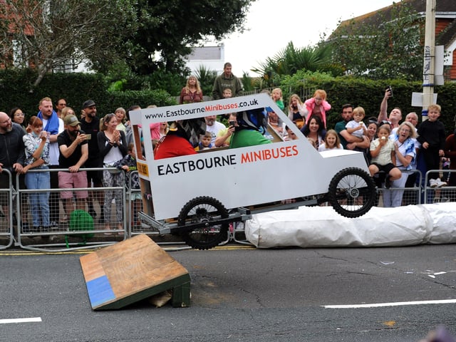 Seafront Soapbox Race Eastbourne 2021 (Photo by Jon Rigby) SUS-210927-094423001