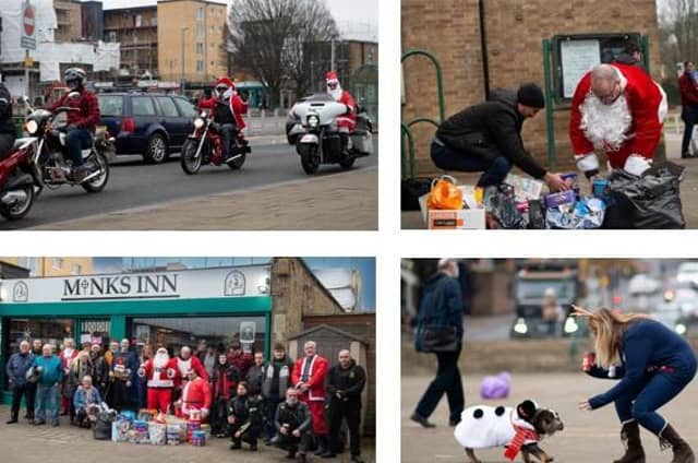 Dacorum Motorcycle Riders delivered presents to Watford Hospital