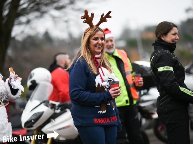 Did you see the bikers riding through town on Saturday afternoon?