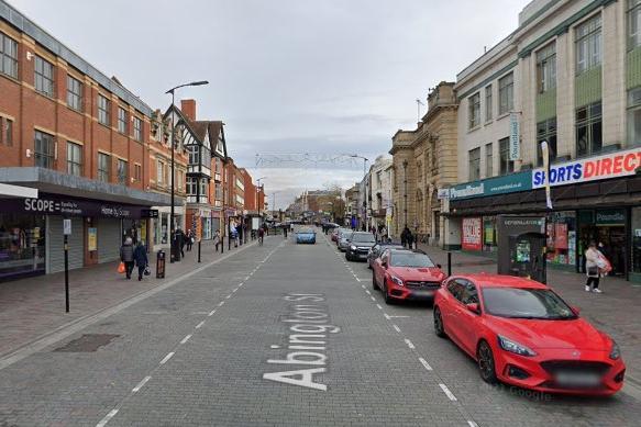 Abington Street was the worst affected street as 1,677 drivers were slapped with yellow tickets between January 1 and November 15
