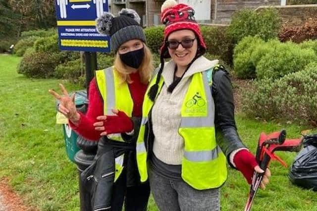 Many people joined the annual litter pick