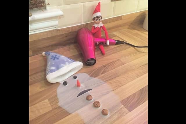 Here are more 'Elf on the Shelf ideas', as suggested by the parents of Northamptonshire.