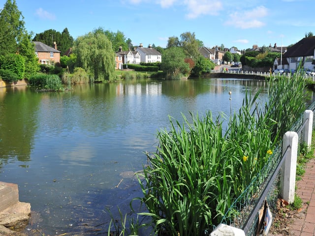 Lindfield pond. Pic S Robards SR2106244 SUS-211222-142107001