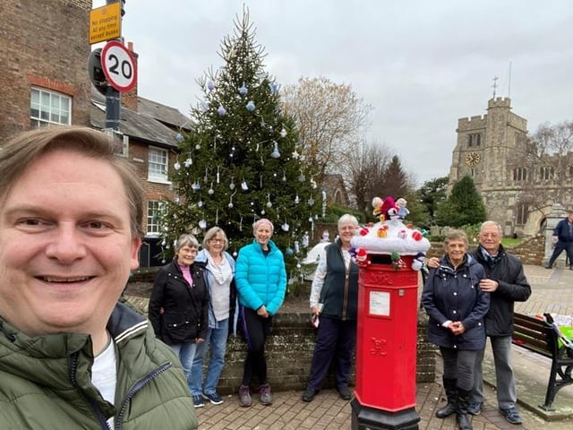 Have you seen the festive creations in Tring?