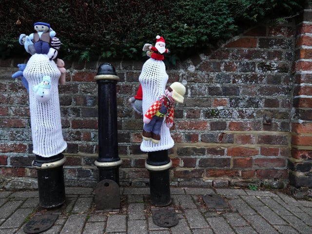 Bob the Builder inspired bollard topper